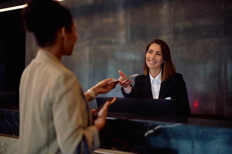 Hotel reception service